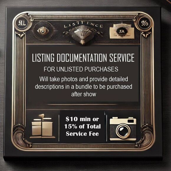 Documented Listing for Unlisted Items - Service Fee Applies - Picture 1 of 1